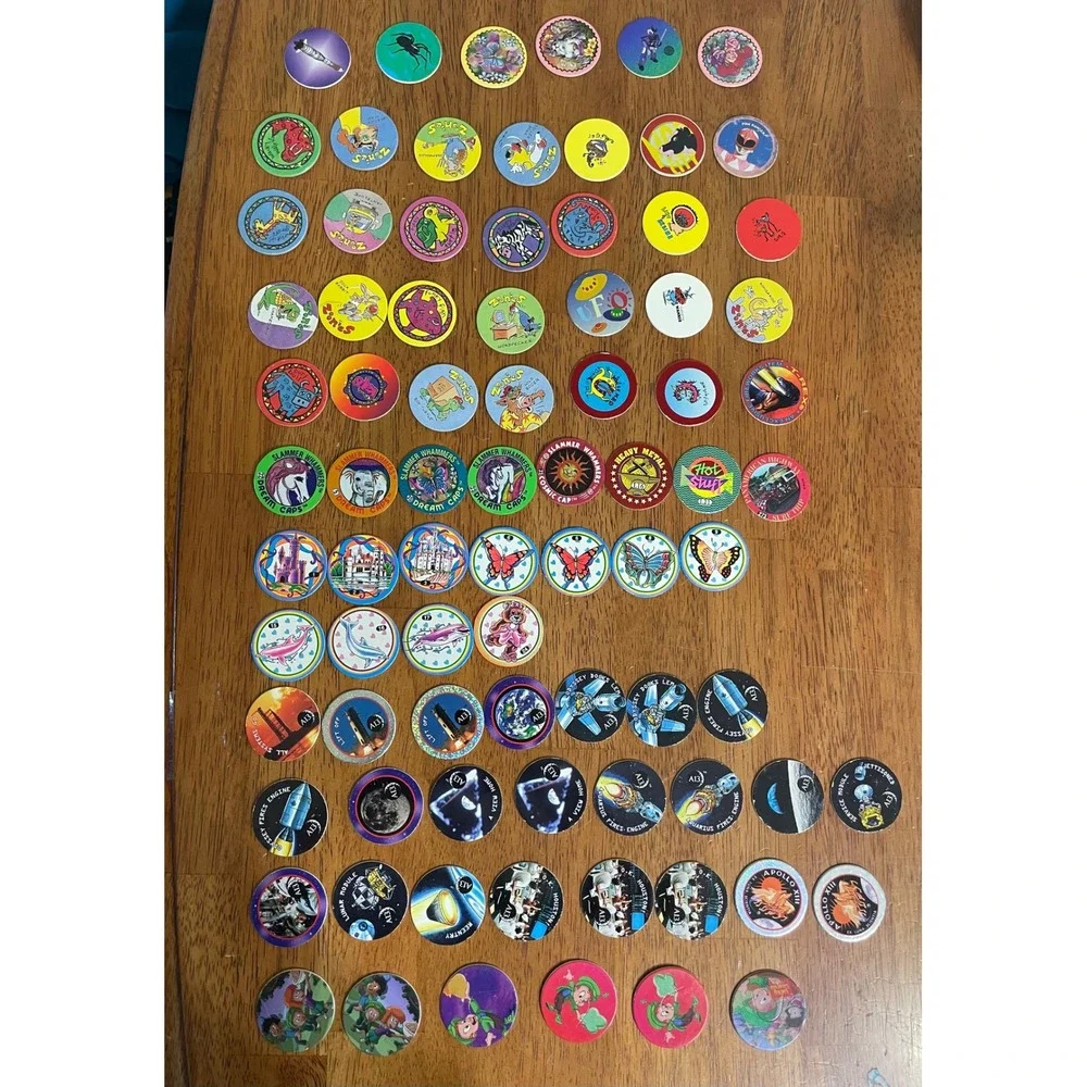Whammer Slammer POGs Lot of 83 Vintage